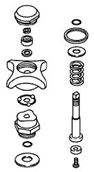 KOHLER K-34849-CP Self Closing Unit