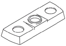 KOHLER K-40135-CP Deck Cover 4 Chrome Plate