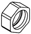 KOHLER K-40748-SN Nut, Supply Coupling