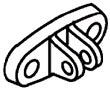 KOHLER K-48250-CP Wall Saddle
