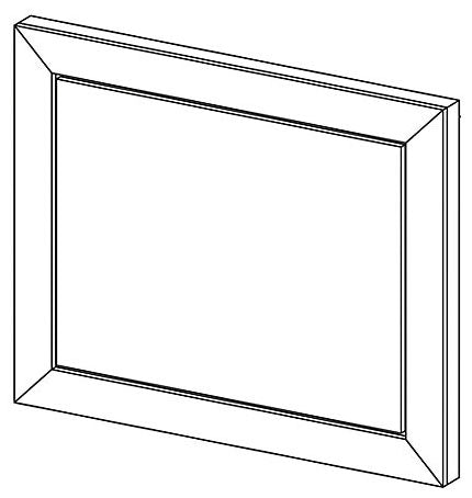 KOHLER K-1216320-L2-1WE Dwr Frt 12X9 W/Screws, Jacquard™ Left 2