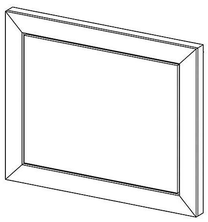 KOHLER K-1216320-L3-1WA Dwr Frt 12X9 W/Screws, Jacquard™ Left 3