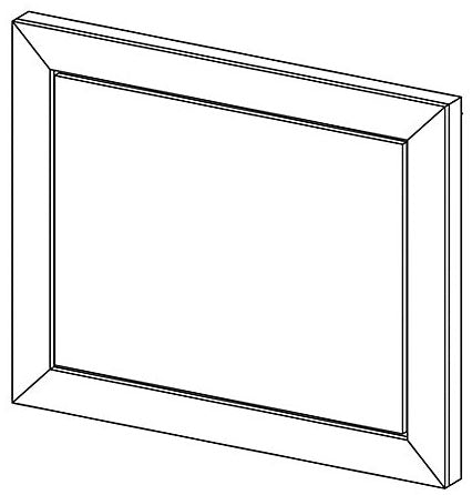 KOHLER K-1216320-L3-1WG Dwr Frt 12X9 W/Screws, Jacquard™ Left 3