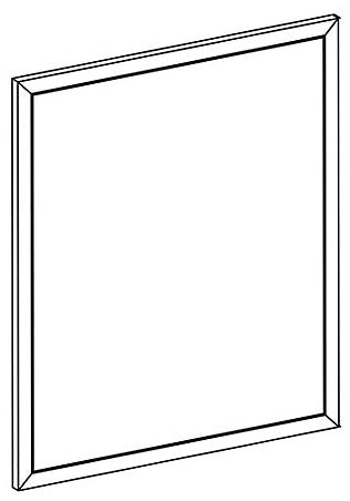 KOHLER K-1216320-R1-1WC Dwr Frt 12X9 W/Screws, Jacquard™ Right 1