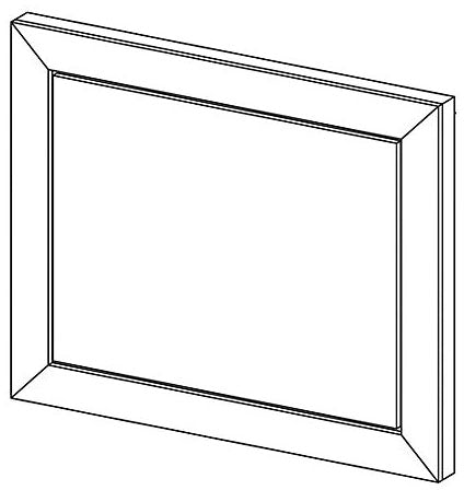 KOHLER K-1216320-R2-1WA Dwr Frt 12X9 W/Screws, Jacquard™ Right 2