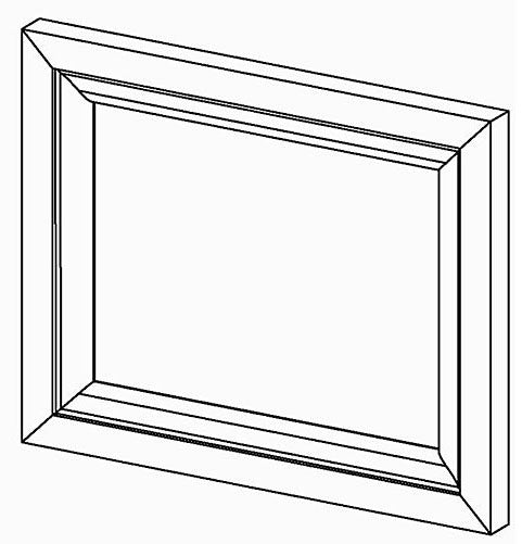 KOHLER K-1216340-D1-1WH Dwr Frt 12X9 W/Screws, Damask™ Middle 1
