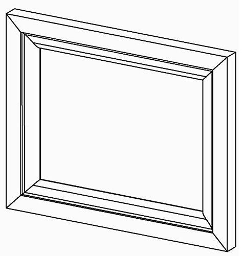KOHLER K-1216340-D2-1WA Dwr Frt 12X9 W/Screws, Damask™ Middle 2