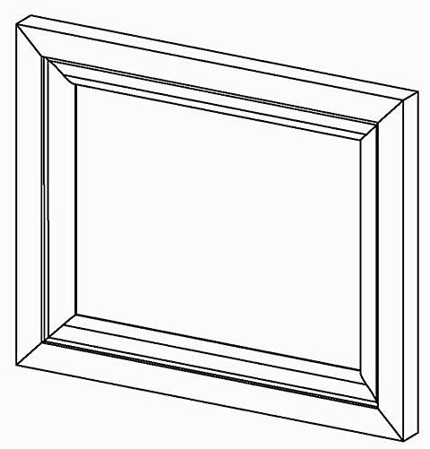 KOHLER K-1216340-D2-1WH Dwr Frt 12X9 W/Screws, Damask™ Middle 2