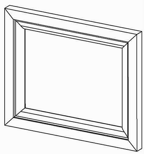 KOHLER K-1216340-D3-1WB Dwr Frt 12X9 W/Screws, Damask™ Middle 3