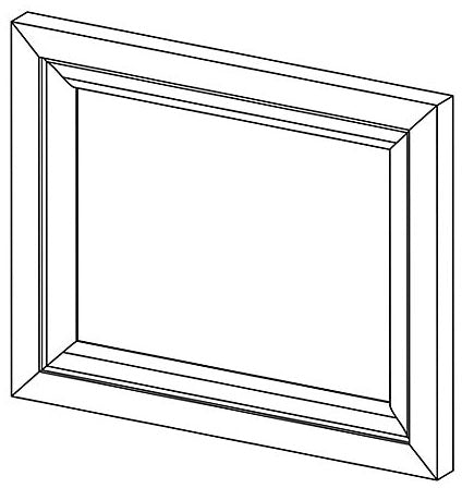 KOHLER K-1216340-L1-1WC Dwr Frt 12X9 W/Screws, Damask™ Left 1