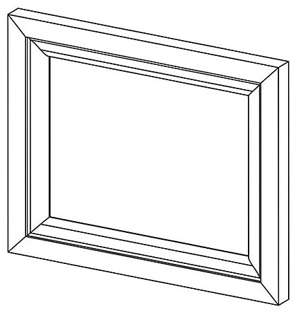 KOHLER K-1216340-L3-1WG Dwr Frt 12X9 W/Screws, Damask™ Left 3