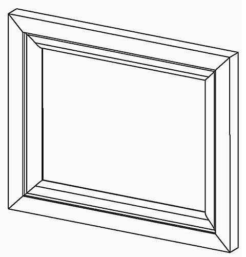 KOHLER K-1216340-R1-1WC Dwr Frt 12X9 W/Screws, Damask™ Right 1