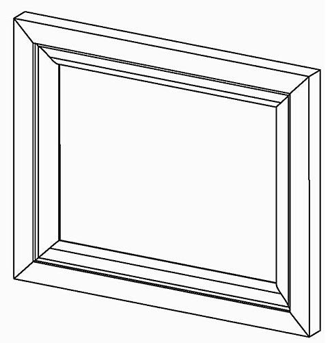 KOHLER K-1216340-R1-1WE Dwr Frt 12X9 W/Screws, Damask™ Right 1