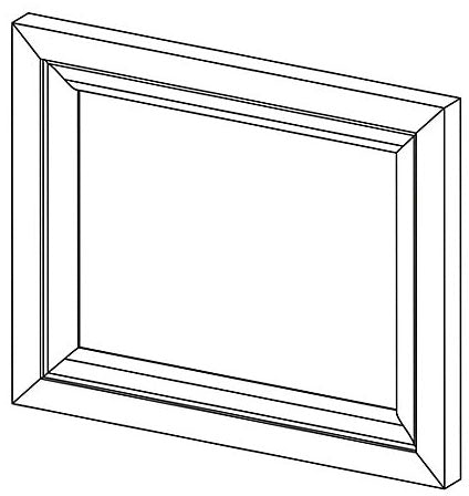 KOHLER K-1216340-R2-1WA Dwr Frt 12X9 W/Screws, Damask™ Right 2