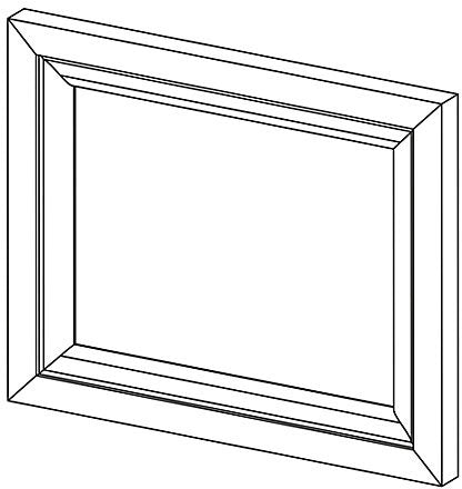 KOHLER K-1216340-R3-1WB Dwr Frt 12X9 W/Screws, Damask™ Right 3