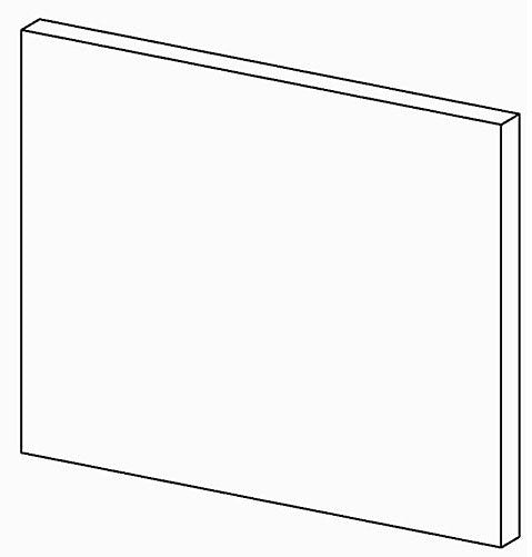 KOHLER K-1216354-D1-1WE Dwr Frt 12X9 W/Screws, Poplin™ Middle 1