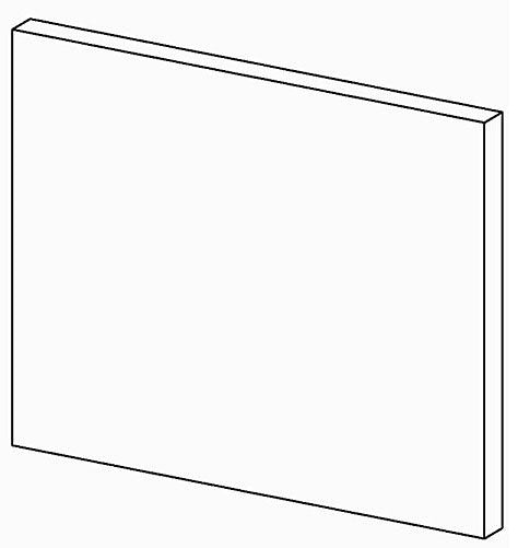 KOHLER K-1216354-D3-1WG Dwr Frt 12X9 W/Screws, Poplin™ Middle 3