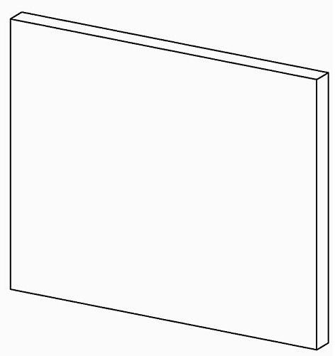 KOHLER K-1216354-L2-1WG Dwr Frt 12X9 W/Screws, Poplin™ Left 2