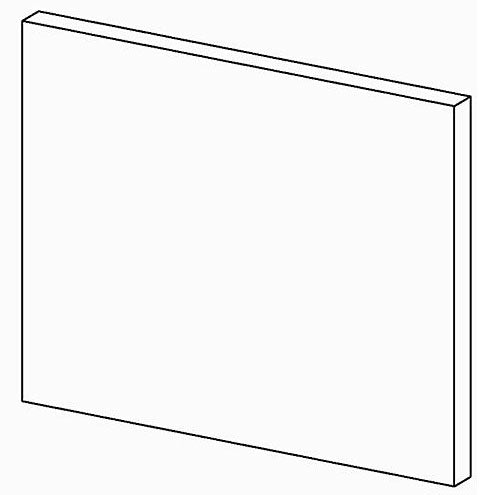 KOHLER K-1216364-D2-1WA Dwr Frt 12X9 W/Screws, Marabou™ Middle 2