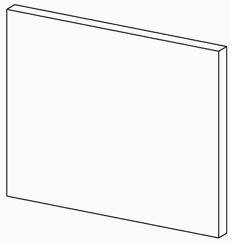 KOHLER K-1216364-L1-1WC Dwr Frt 12X9 W/Screws, Marabou™ Left 1