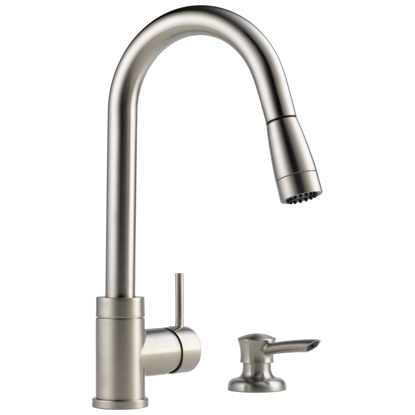 Delta P188104LF-SD Apex Integrated Pull-Down Kitchen Faucet with Soap Dispenser