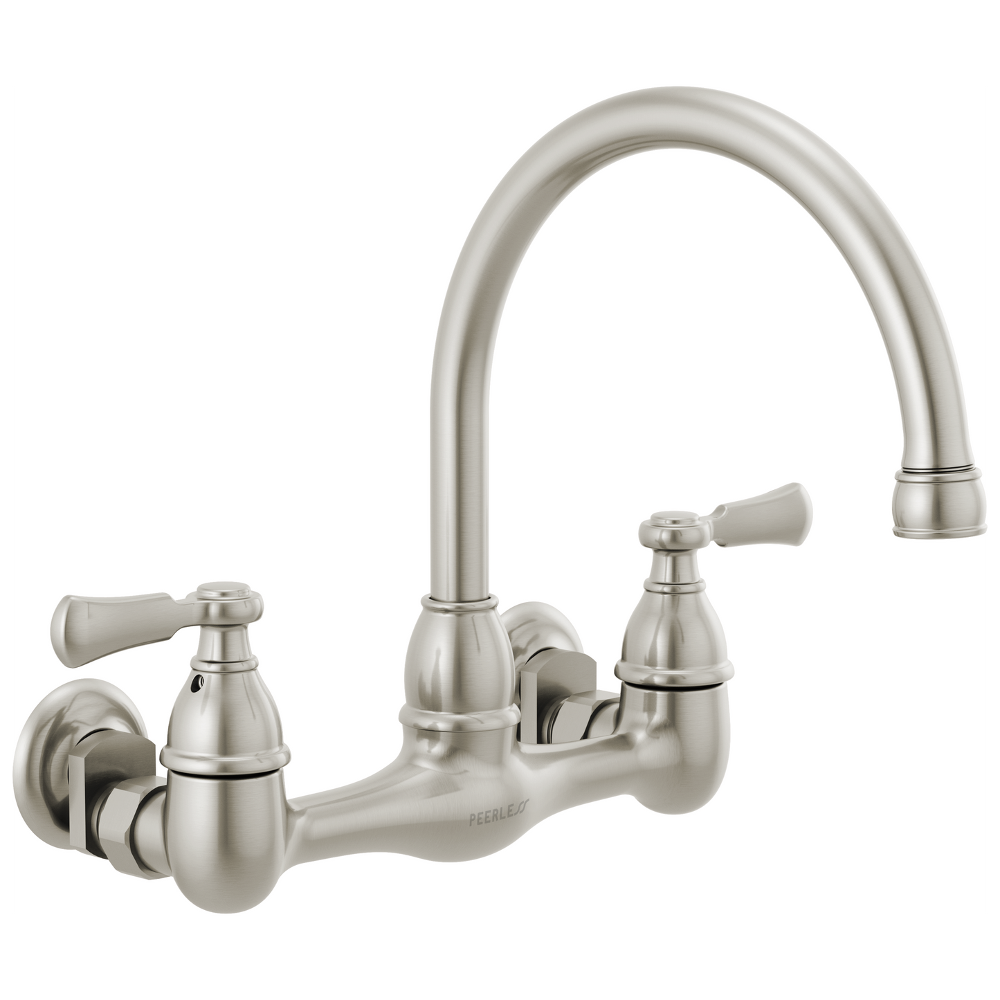 Peerless Elmhurst: Two-handle wall-mount kitchen faucet