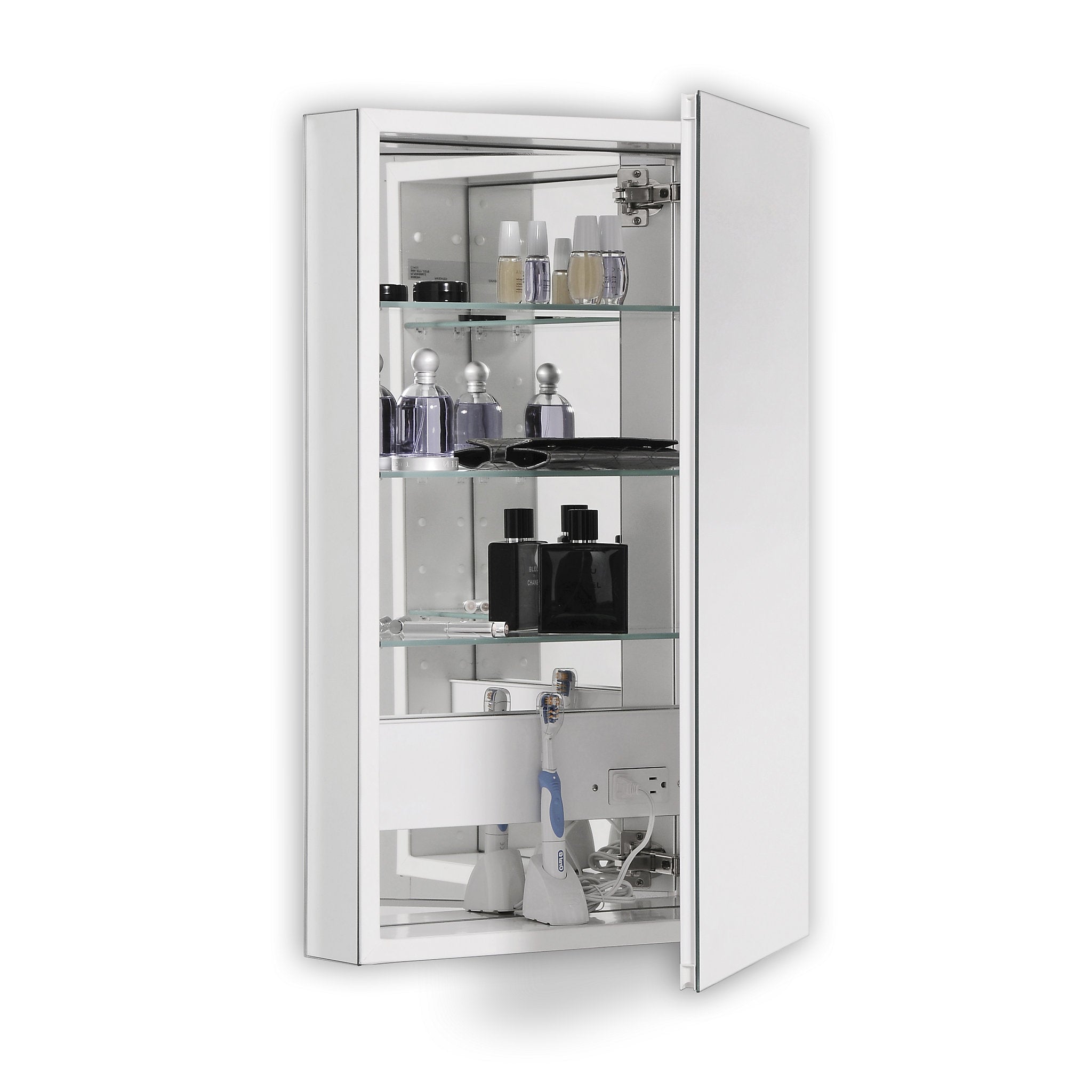 robern PLM2440WBRE PL Series Cabinet, 23-1/4" x 39-3/8" x 4", Flat Top