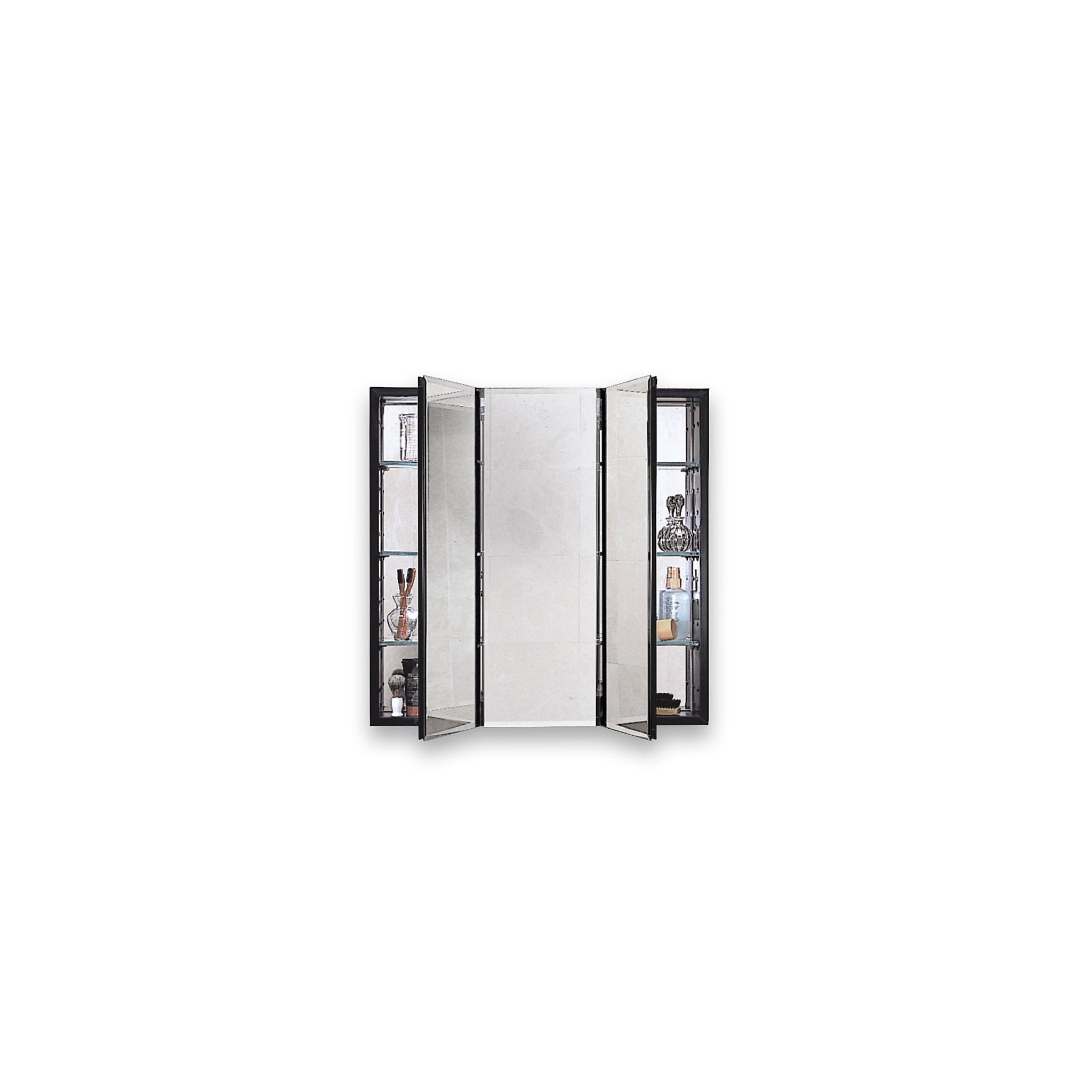 robern PLM3630G PL Series Cabinet, 36" x 30" x 4", Three Door, Bevel E