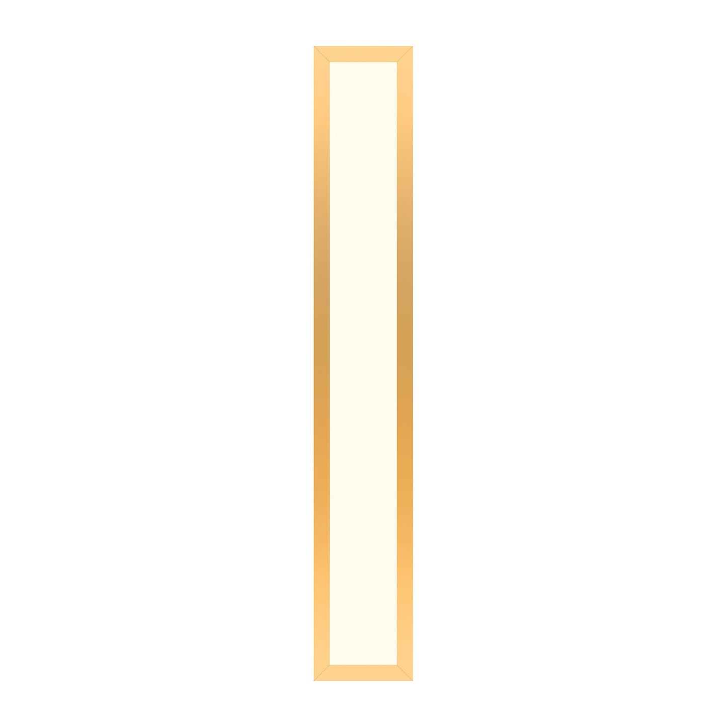 Profiles 5" x 30" x 4-5/8" framed lighting in matte gold with 2700 kelvin temperature (warm light)