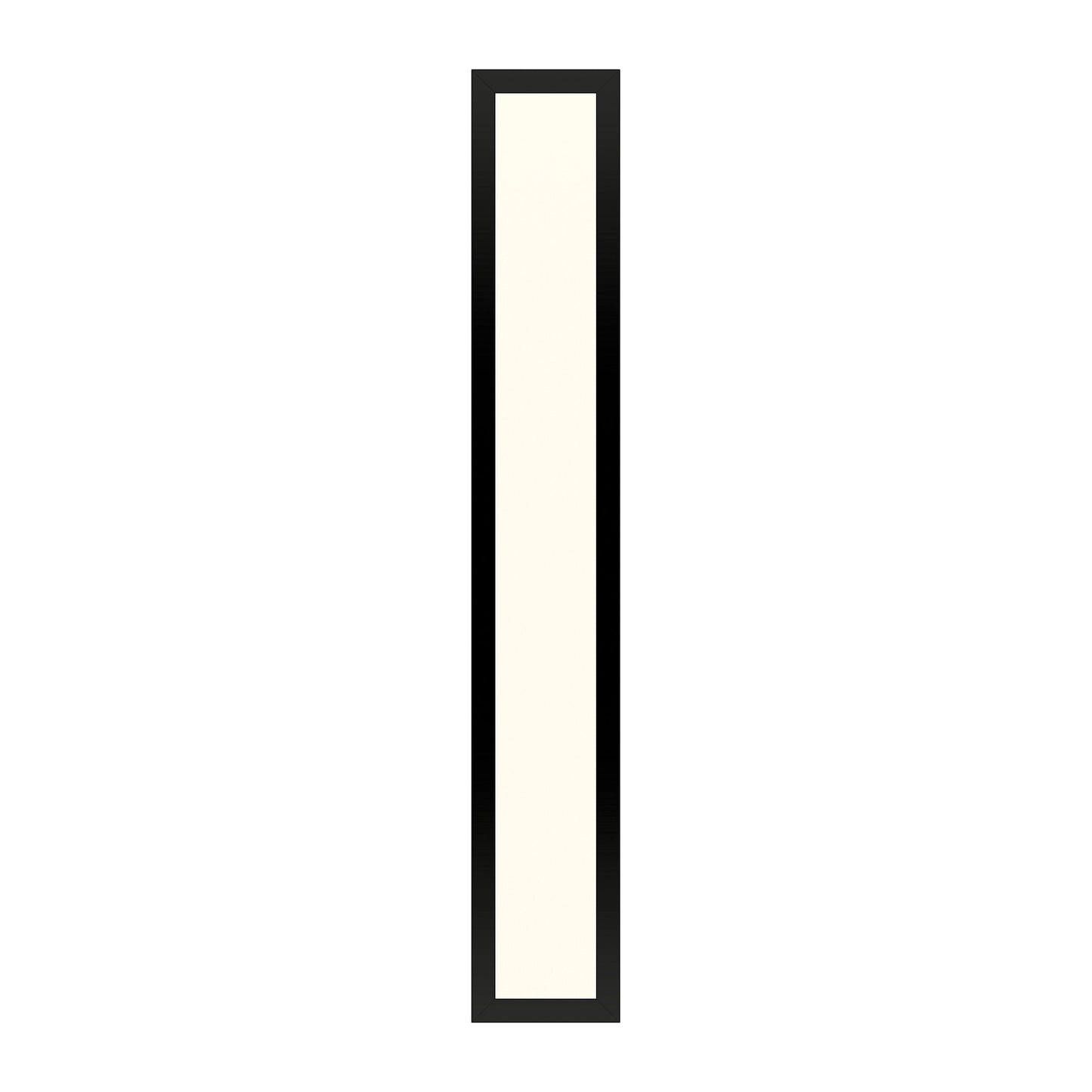Profiles 5" x 30" x 4-5/8" framed lighting in matte black with variable 2700K to 5600K temperature (warm to cool light)