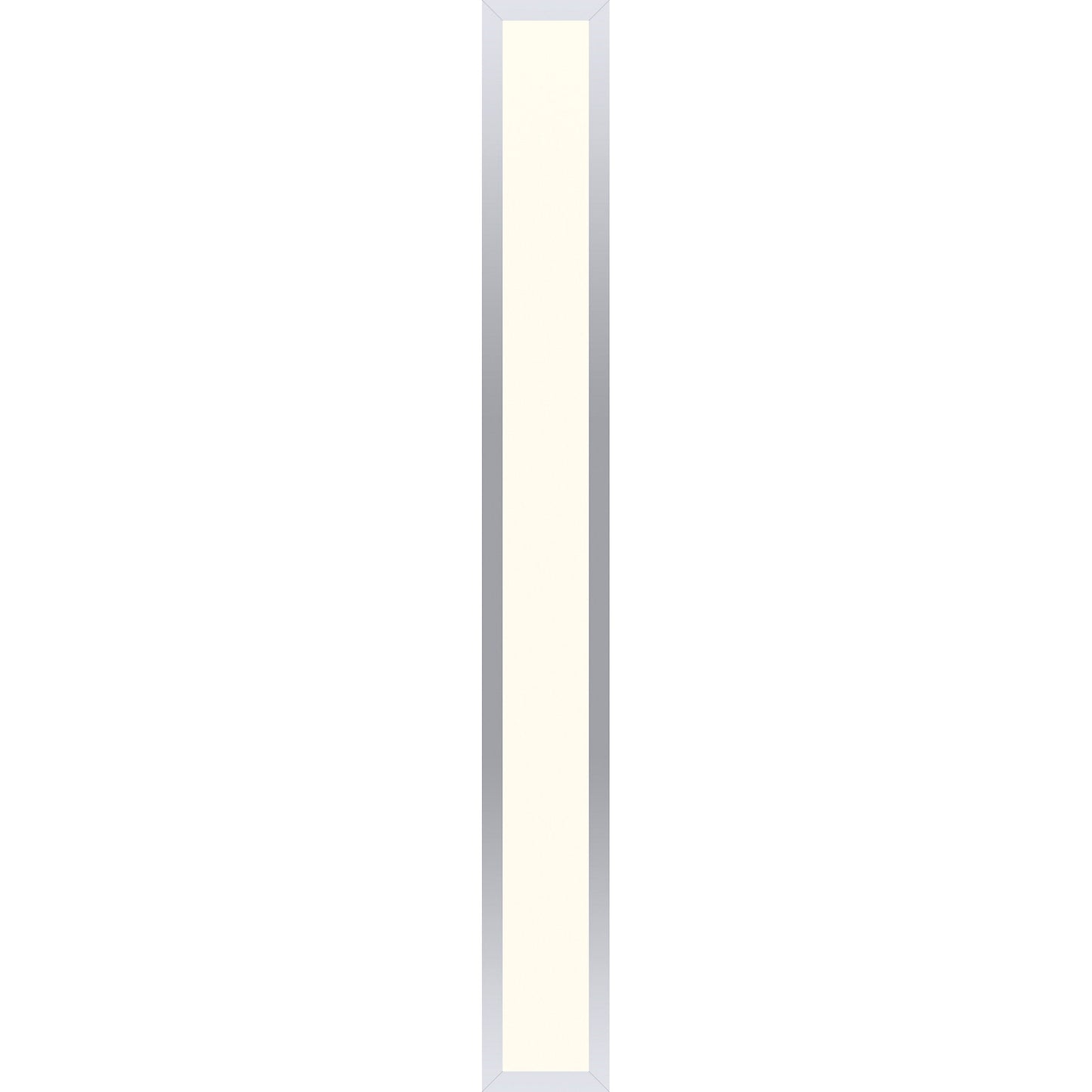 Profiles 5" x 39-3/8" x 4-5/8" framed lighting in chrome with 2700 kelvin temperature (warm light)