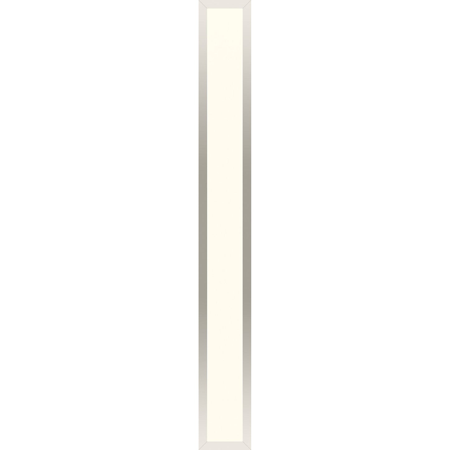 Profiles 5" x 39-3/8" x 4-5/8" framed lighting in polished nickel with 2700 kelvin temperature (warm light)