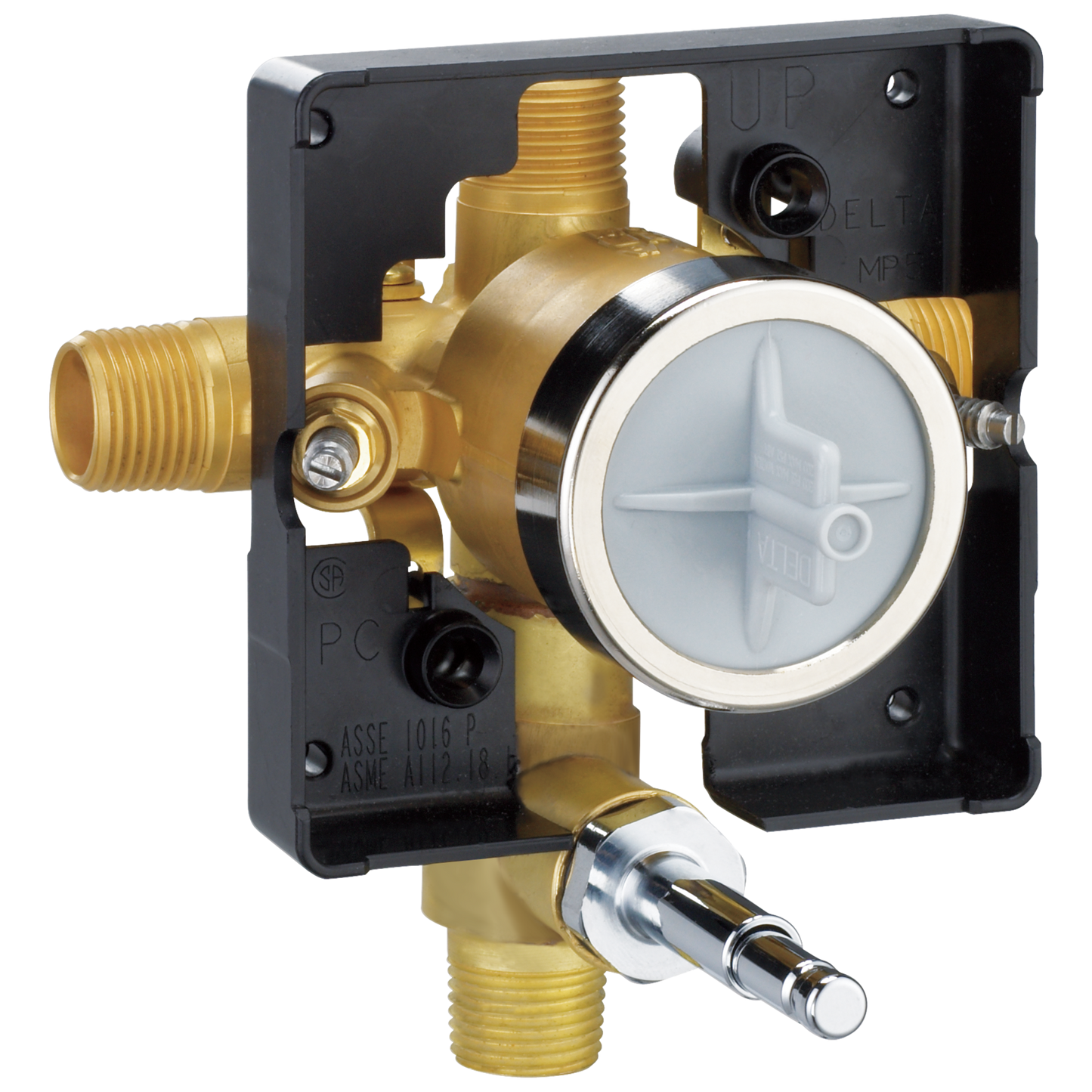 Delta Commercial Other: MultiChoice Universal Tub/Shower Rough Push-Button Diverter