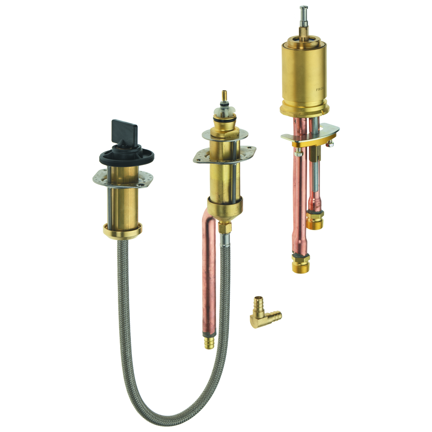 Delta : One Handle Flexible Mount with Hand Shower Rough