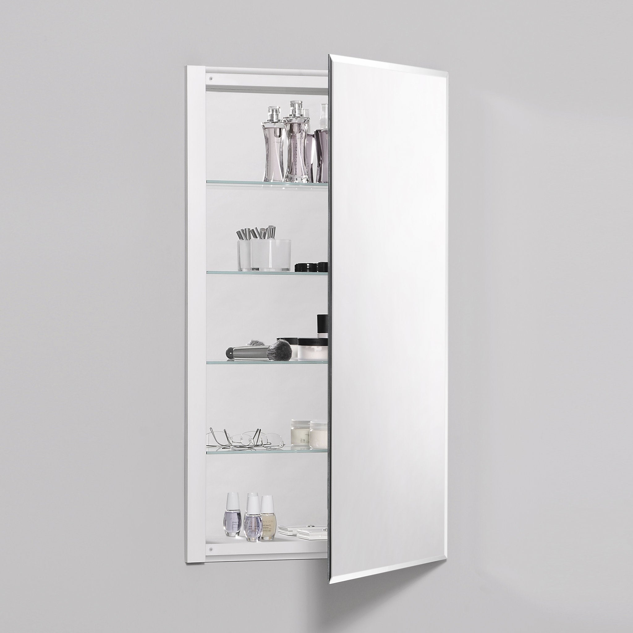 robern RC2036D4FB1 R3 Series Cabinet, 20" x 36" x 4", Single Door, Bev