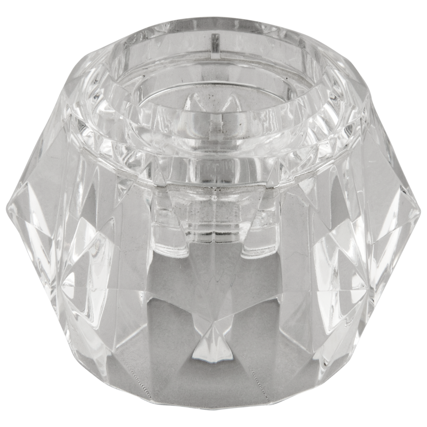 Delta RP18372 Single Clear Knob Handle Kit - Roman Tub Deck Mount