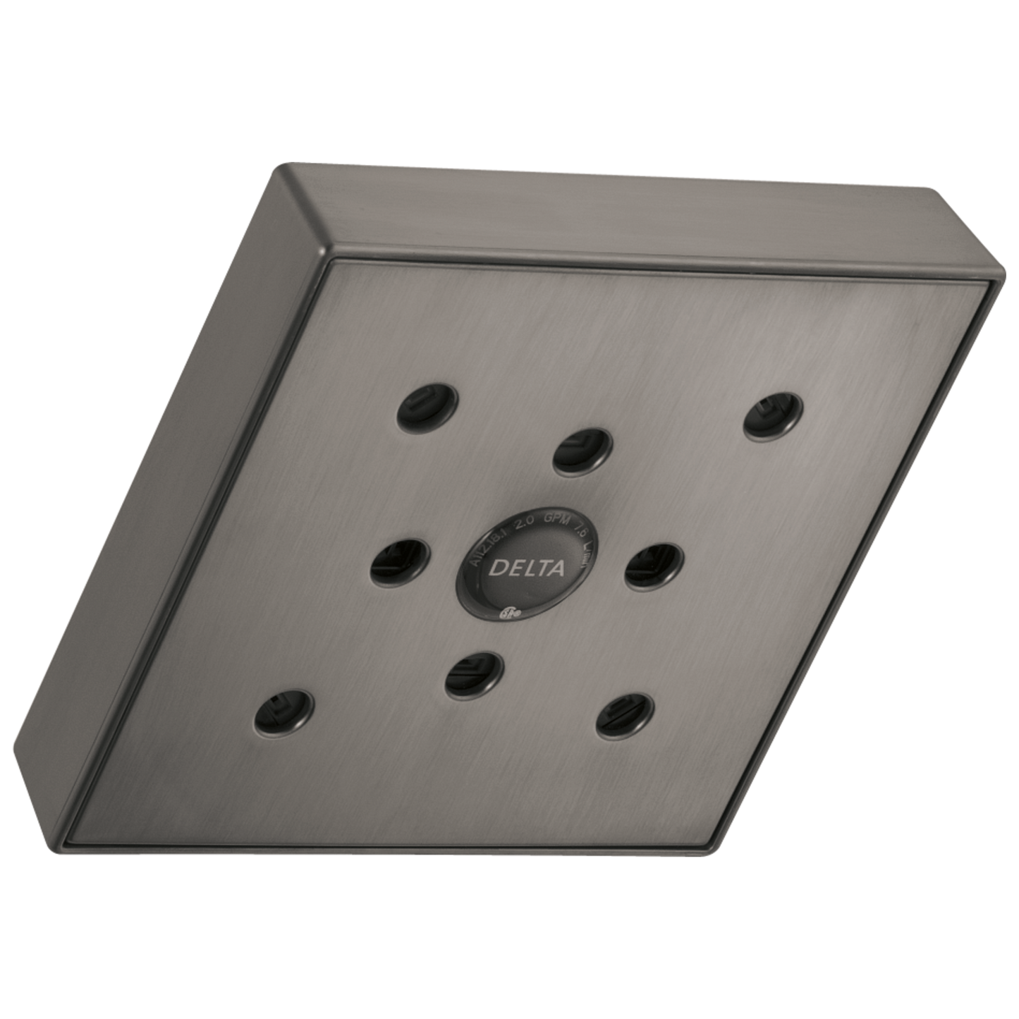 Delta Universal Showering Components: H2Okinetic Single-Setting Raincan Shower Head