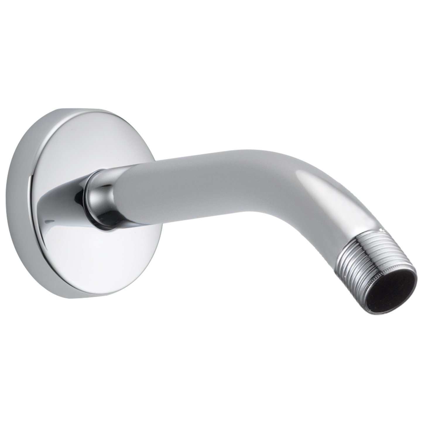Brizo Brizo Brizo Universal Showering: 7" Linear Round Wall Mount Shower Arm And Flange