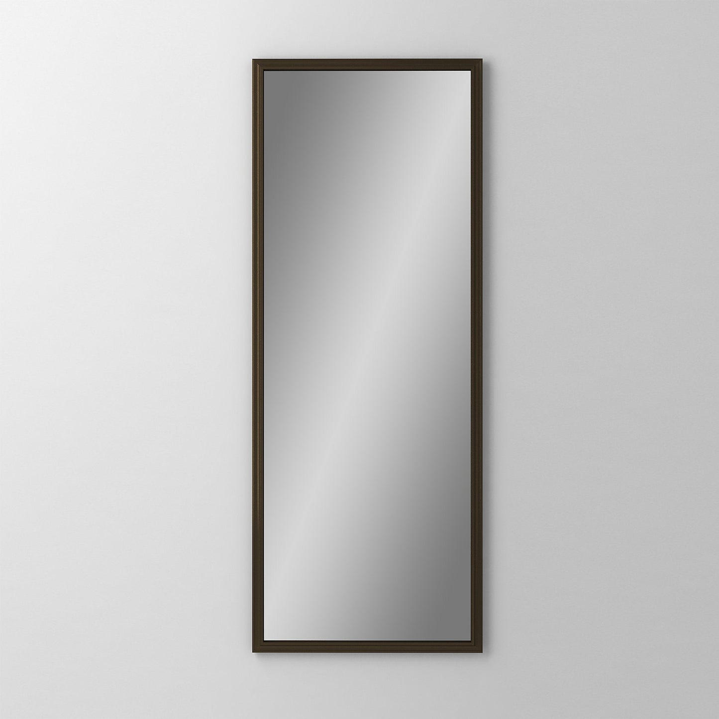 Main Line 15-1/4" x 39-3/8" x 6" rosemont framed cabinet in classic gray interior and brushed bronze finish with reversible hinge (non-handed)