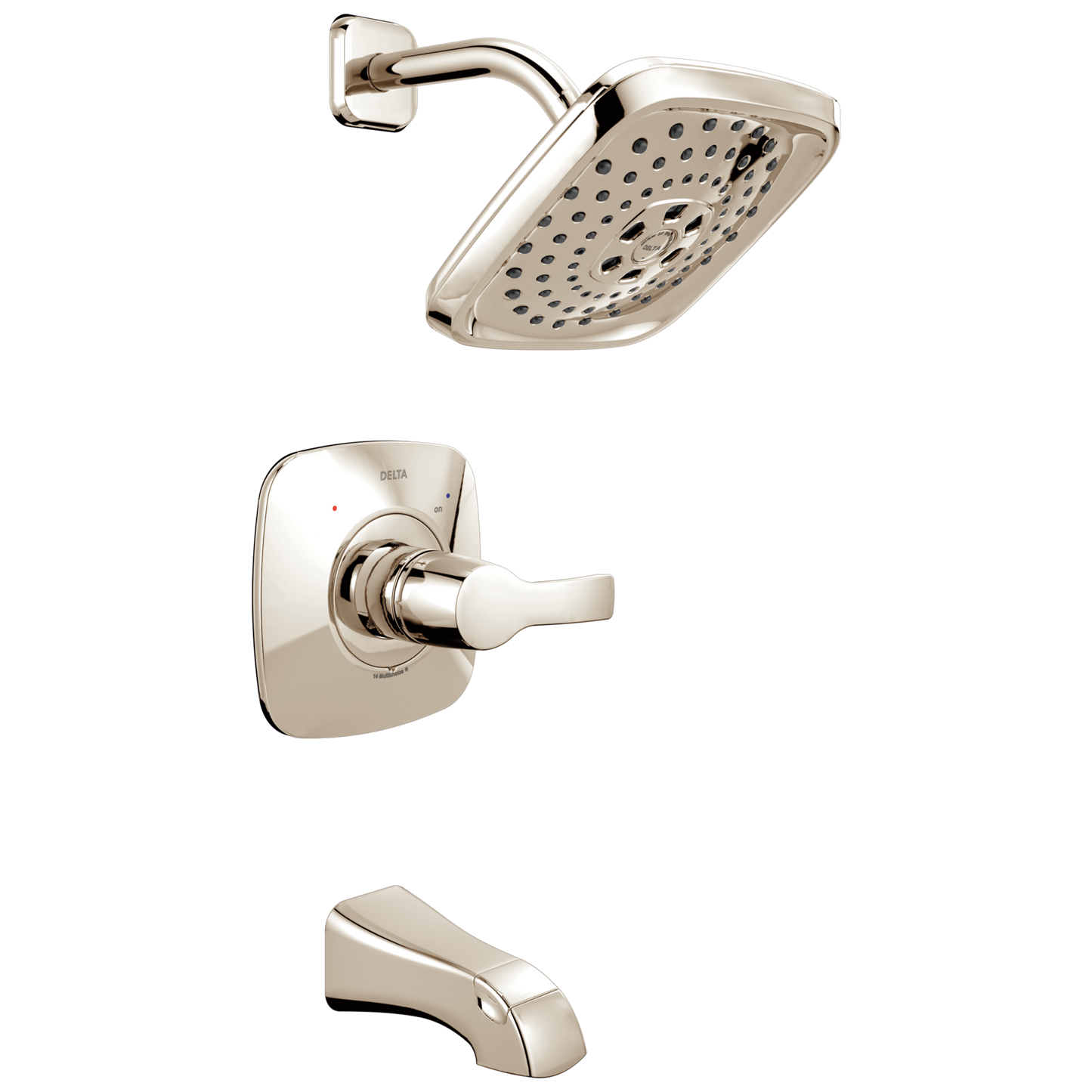 Delta T14452 Tesla Monitor 14 Series H2okinetic Tub and Shower Trim