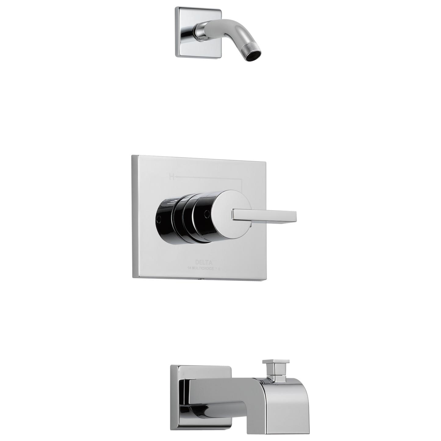 Delta T14453-LHD Vero Monitor 14 Series Tub and Shower Trim - WE