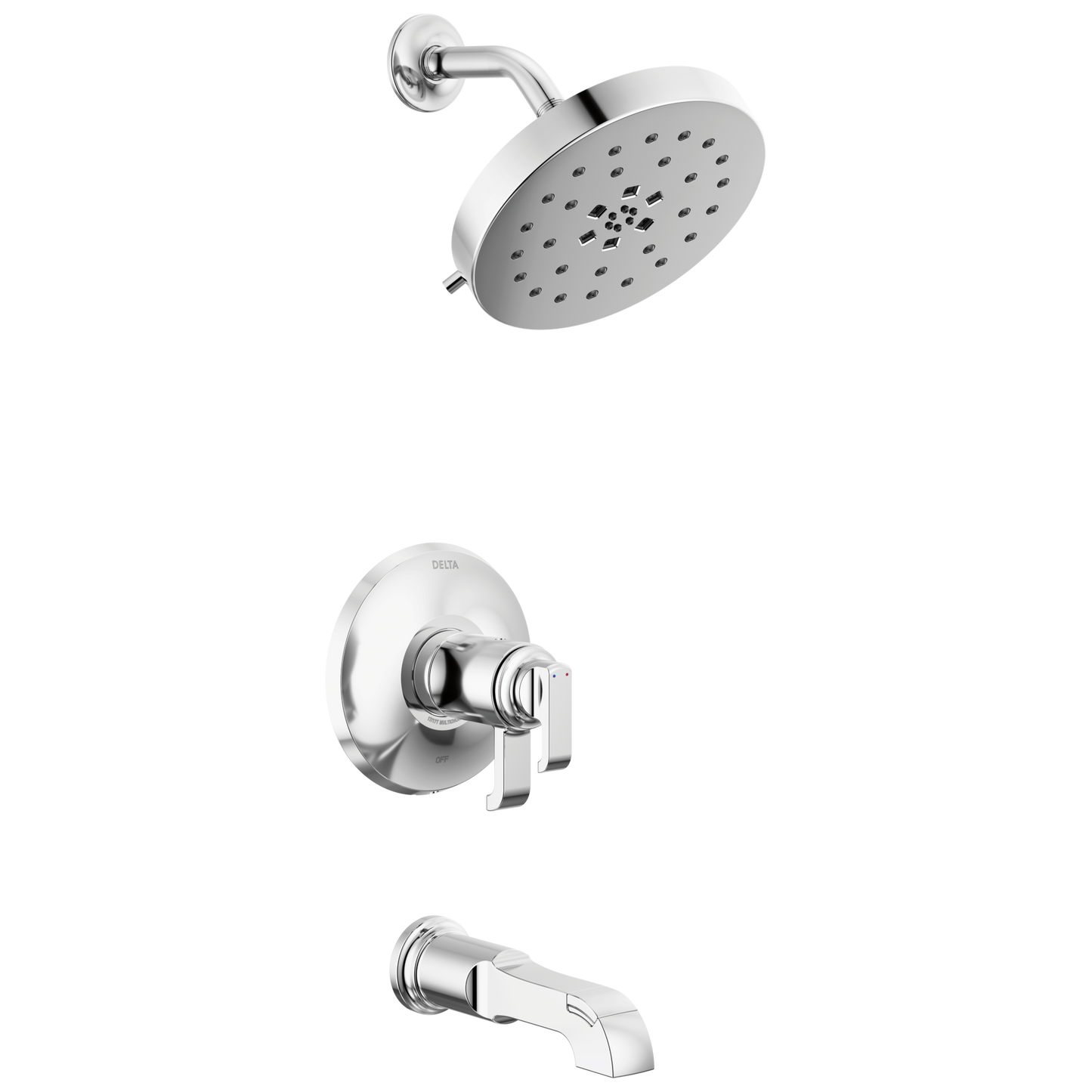 Delta Tetra: 17T Series Tub Shower Trim