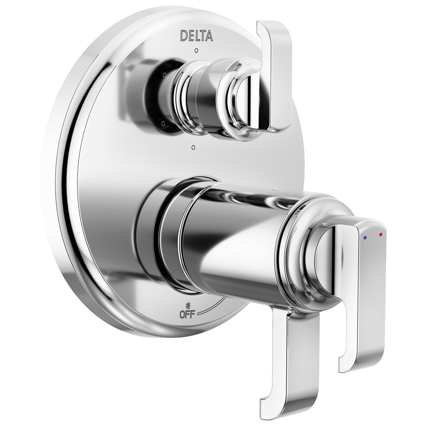 Delta Tetra: TempAssure 17T Series Integrated Diverter Trim with 6-Setting