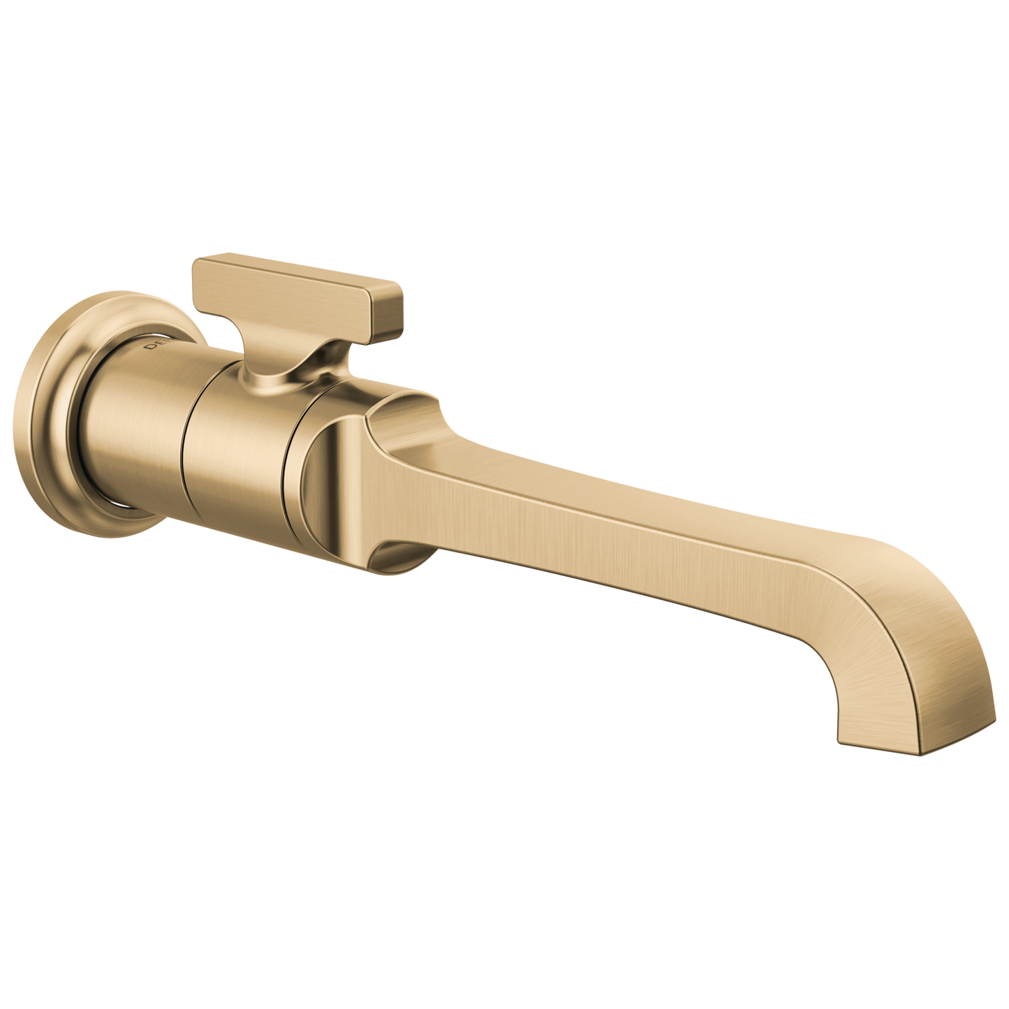 Delta Tetra: Single Handle Wall Mount Bathroom Faucet Trim