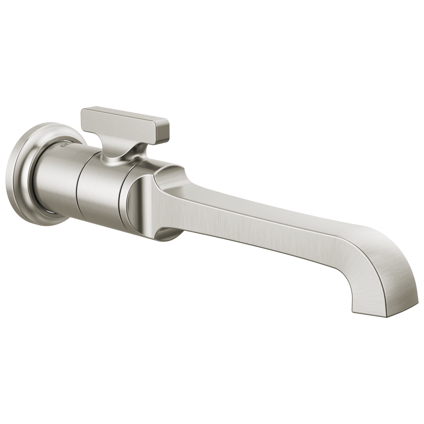 Delta Tetra: Single Handle Wall Mount Bathroom Faucet Trim