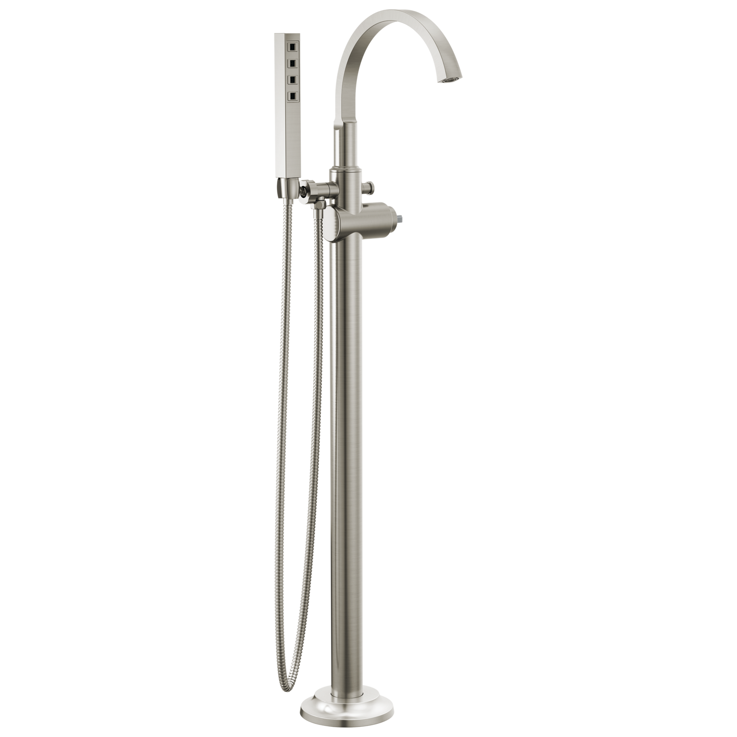 Delta Tetra: Floor Mount Tub Filler Trim