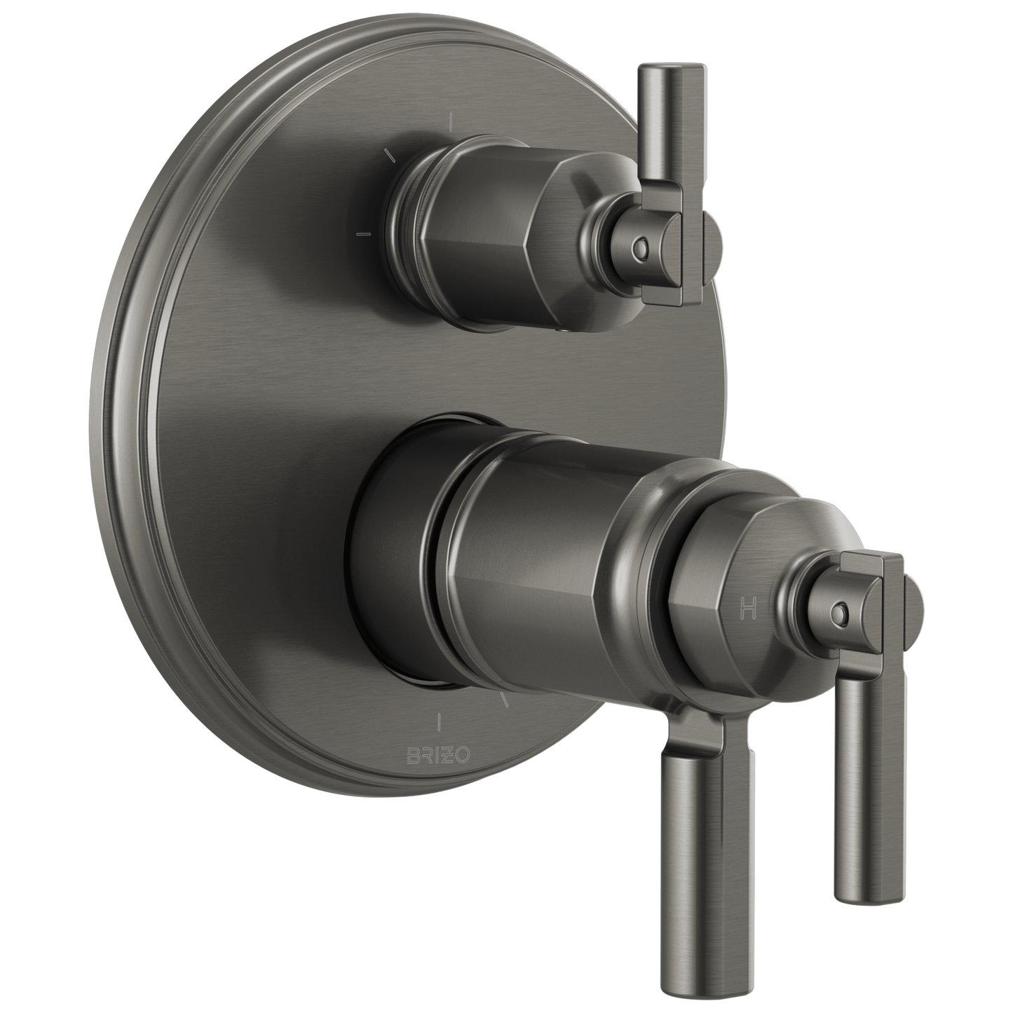 Brizo Invari: Tempassure Thermostatic Valve With Integrated 3-Function Diverter Trim