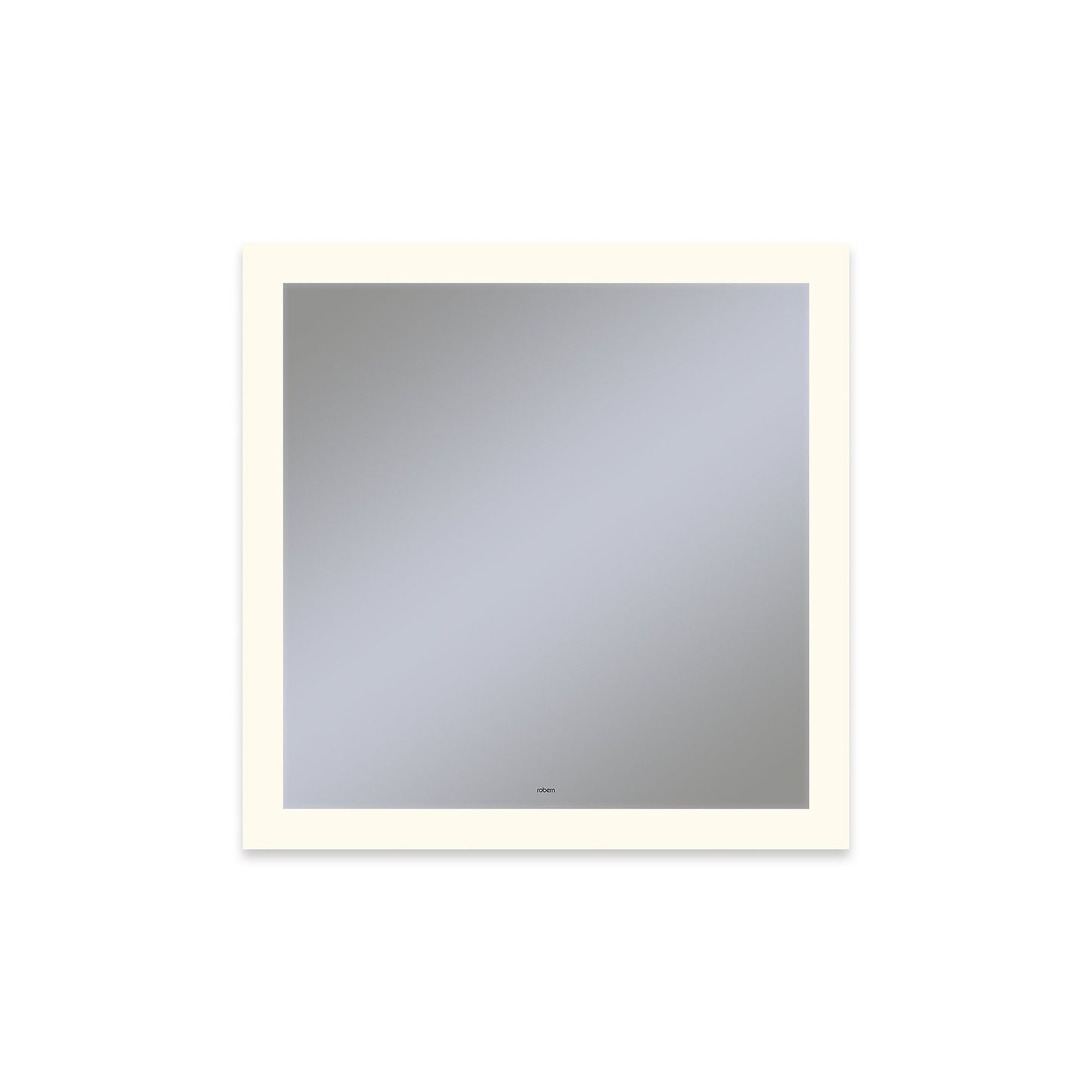 Vitality 30" x 30" x 1-3/4" rectangle lighted mirror with perimeter light pattern, 2700 kelvin temperature (warm light), dimmable and defogger