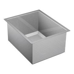 Moen G16430 1600 Series 16" x 20" Stainless Steel 16 Gauge Single Bowl Sink in Satin Stainless