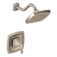 Moen T3692 Voss Single Handle 1-Spray Moentrol Shower Faucet Trim Kit with Valve in Brushed Nickel